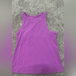 Lululemon align waist length purple tank. Size 6.